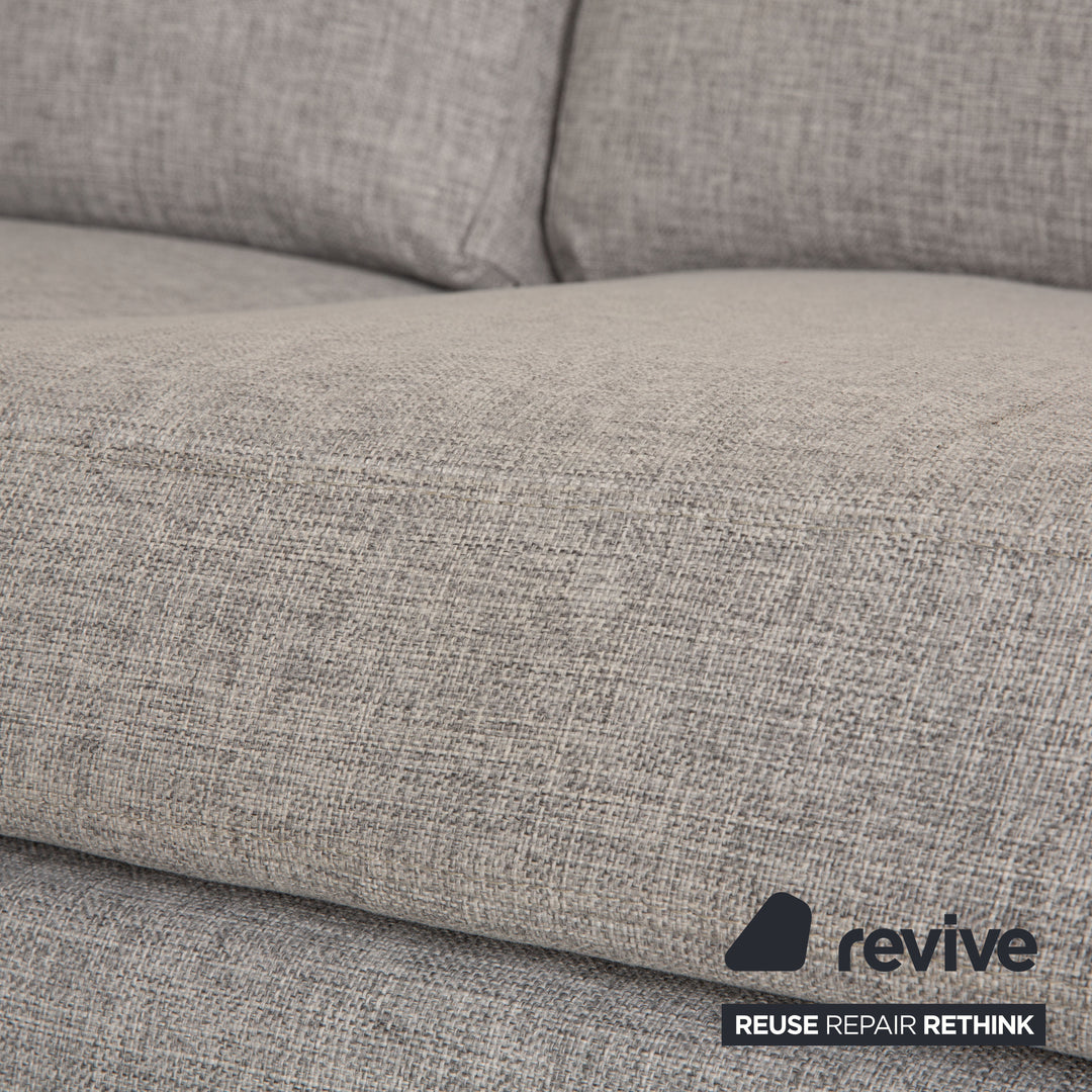 Bolia Scandinavia Remix Stoff Ecksofa Grau Sofa Couch Recamiere rechts