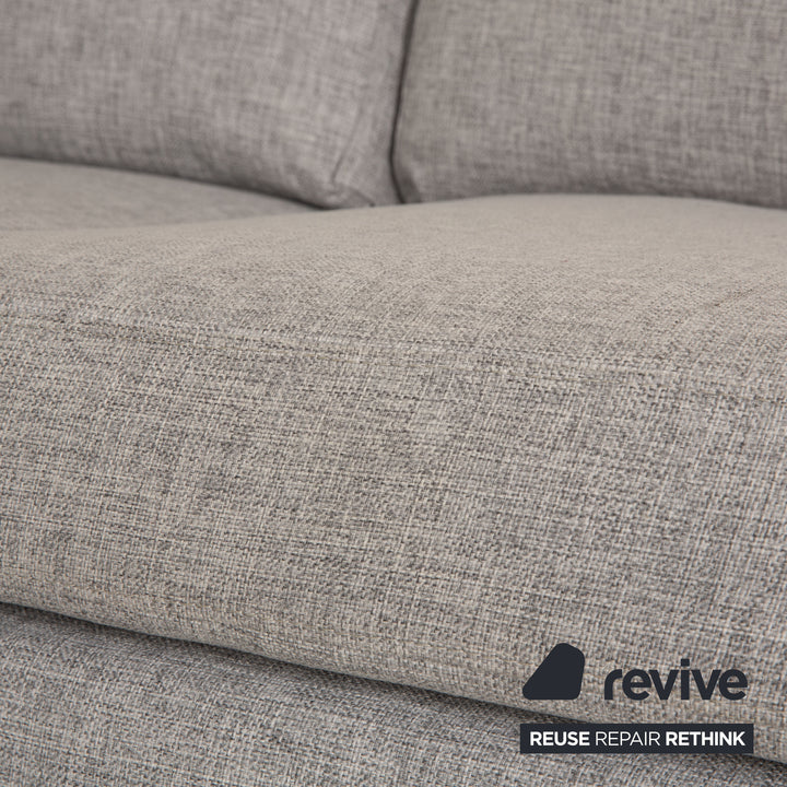 Bolia Scandinavia Remix Stoff Ecksofa Grau Sofa Couch Recamiere rechts