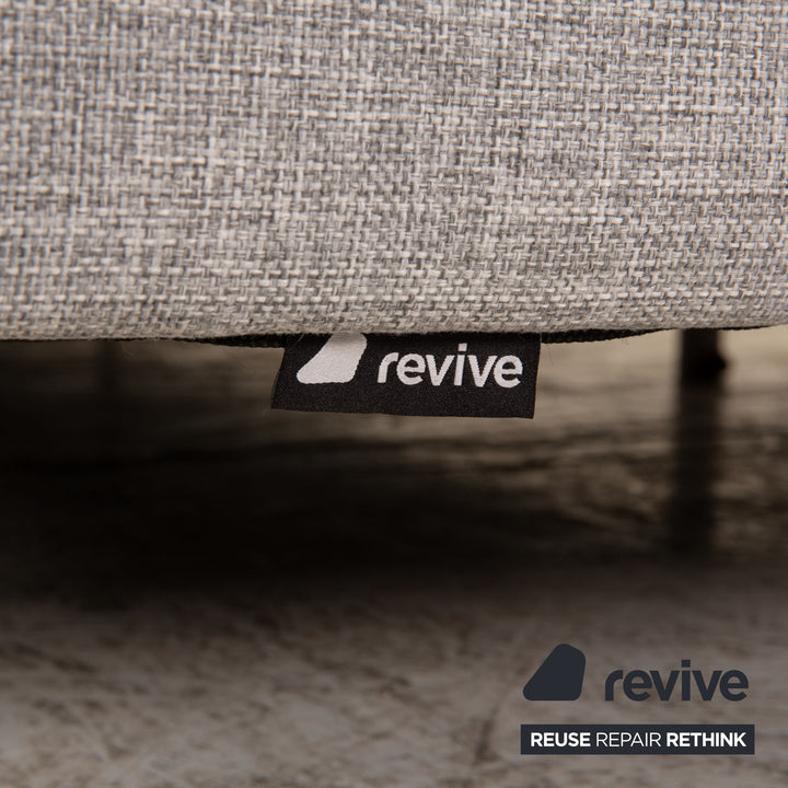 Bolia Scandinavia Remix Stoff Ecksofa Grau Sofa Couch Recamiere rechts