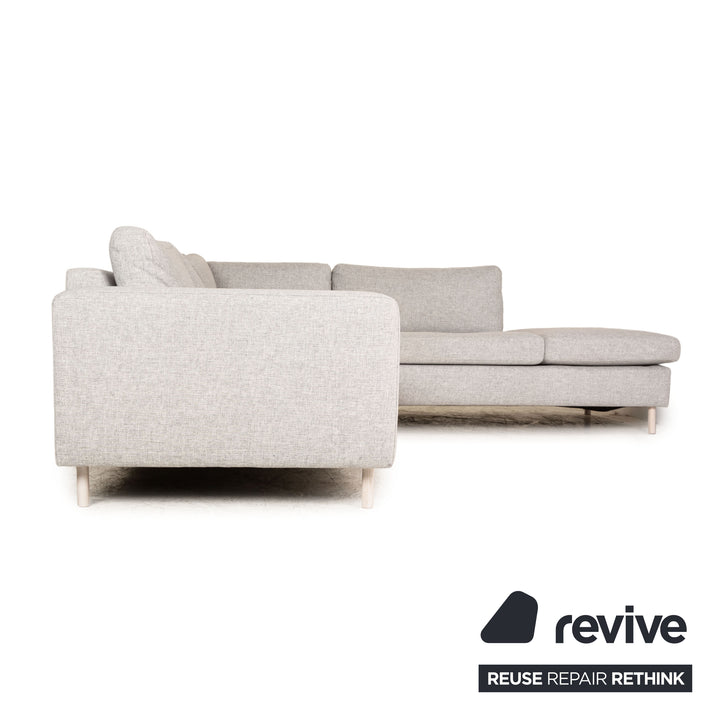 Bolia Scandinavia Remix Stoff Ecksofa Grau Sofa Couch Recamiere rechts