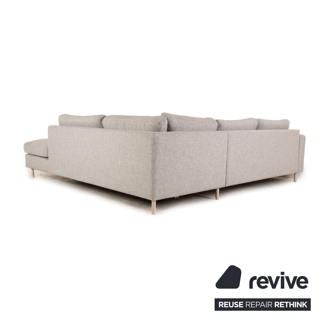 Bolia Scandinavia Remix Stoff Ecksofa Grau Sofa Couch Recamiere rechts