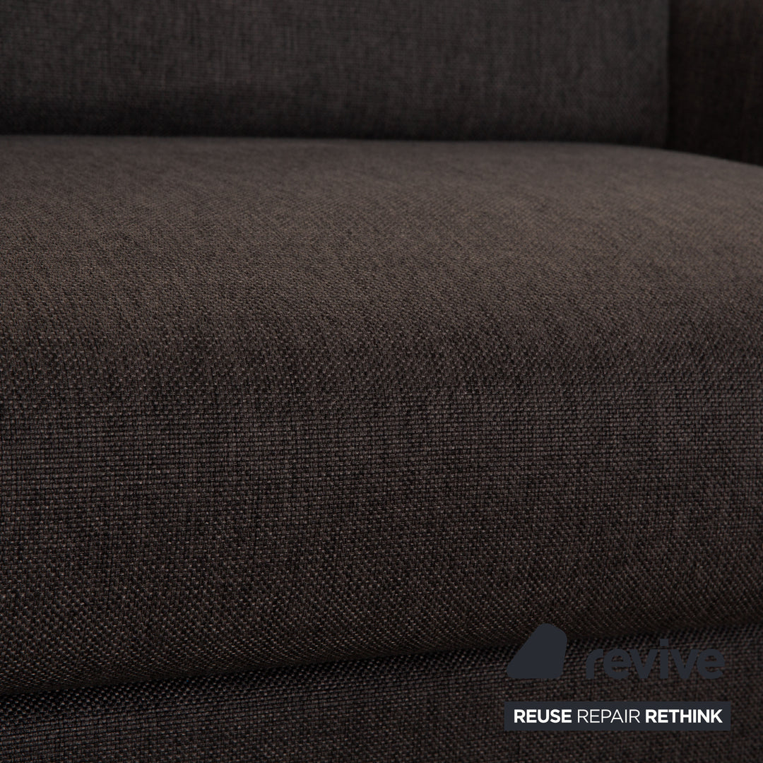 Bolia Sepia Stoff Dreisitzer Grau Sofa Couch