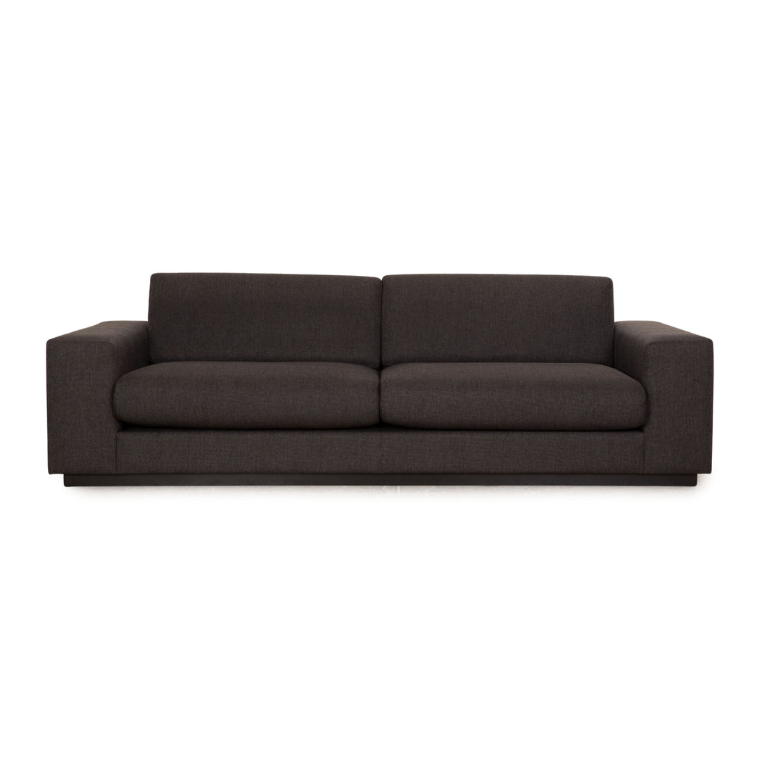 Bolia Sepia Stoff Dreisitzer Grau Sofa Couch