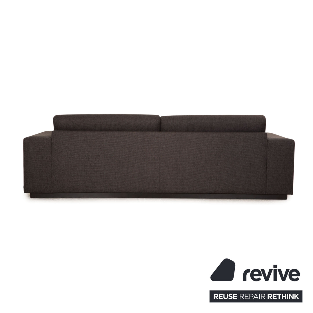 Bolia Sepia Stoff Dreisitzer Grau Sofa Couch