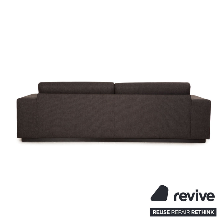 Bolia Sepia Stoff Dreisitzer Grau Sofa Couch