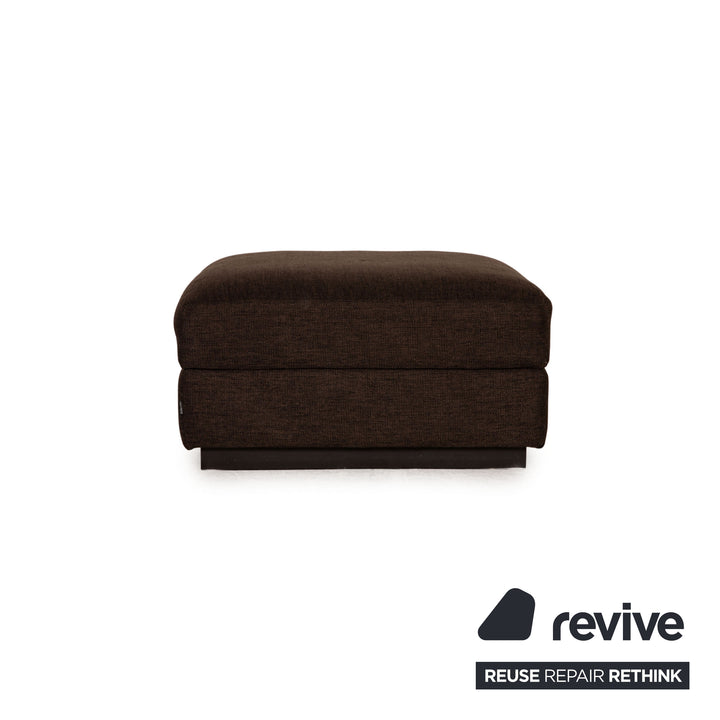 Bolia Sepia Stoff Hocker Dunkelbraun Braun