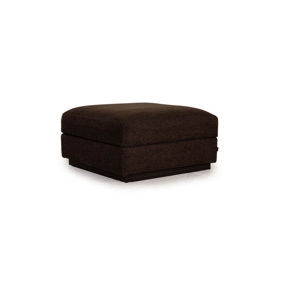 Bolia Sepia Stoff Hocker Dunkelbraun Braun