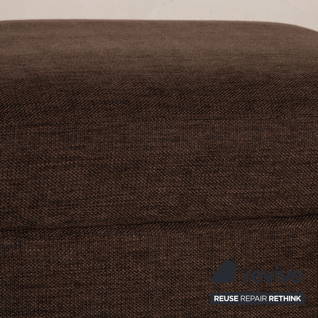 Bolia Sepia Stoff Hocker Dunkelbraun Braun
