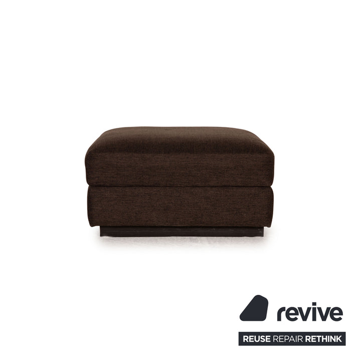 Bolia Sepia Stoff Hocker Dunkelbraun Braun