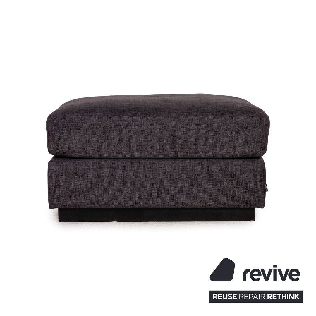 Bolia Sepia Stoff Hocker Grau