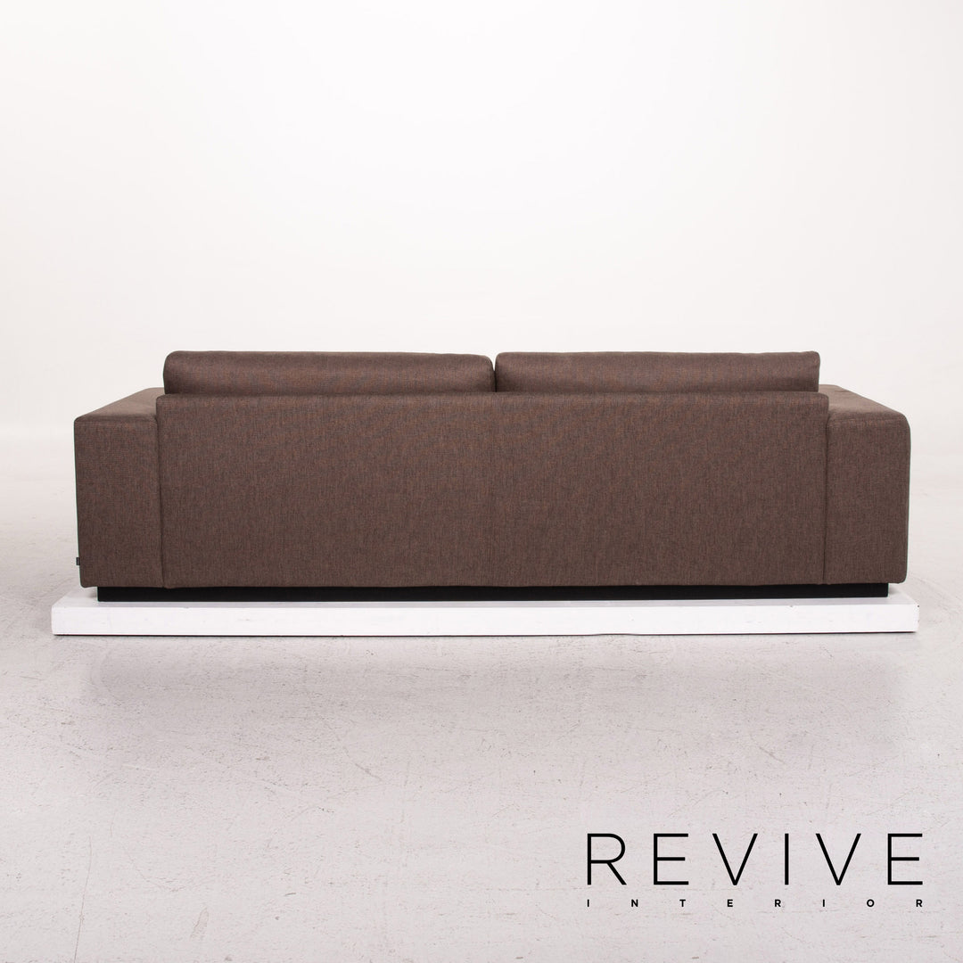 Bolia Sepia Stoff Sofa Braun Dreisitzer Couch #13495