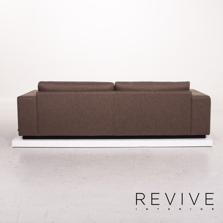 Bolia Sepia Stoff Sofa Braun Dreisitzer Couch #13495