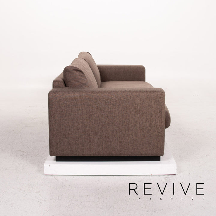 Bolia Sepia Stoff Sofa Braun Dreisitzer Couch #13495