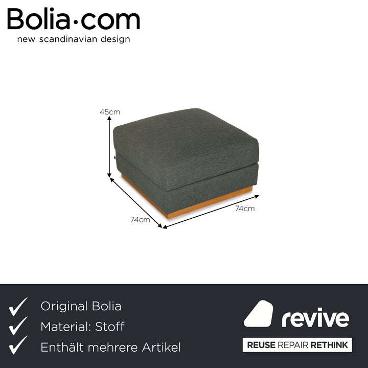 Bolia Sepia Stoff Sofa Garnitur Türkis Viersitzer Couch