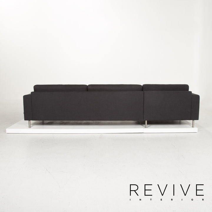 Bolia Stoff Ecksofa Anthrazit Grau Sofa Couch #13366