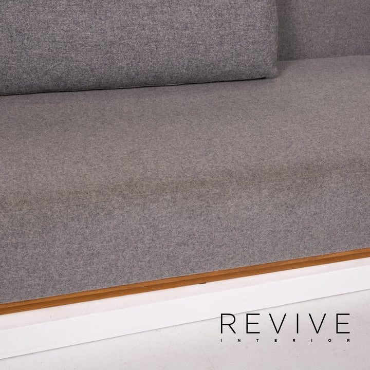 Bolia Stoff Ecksofa Grau Filz Sofa Couch #13892