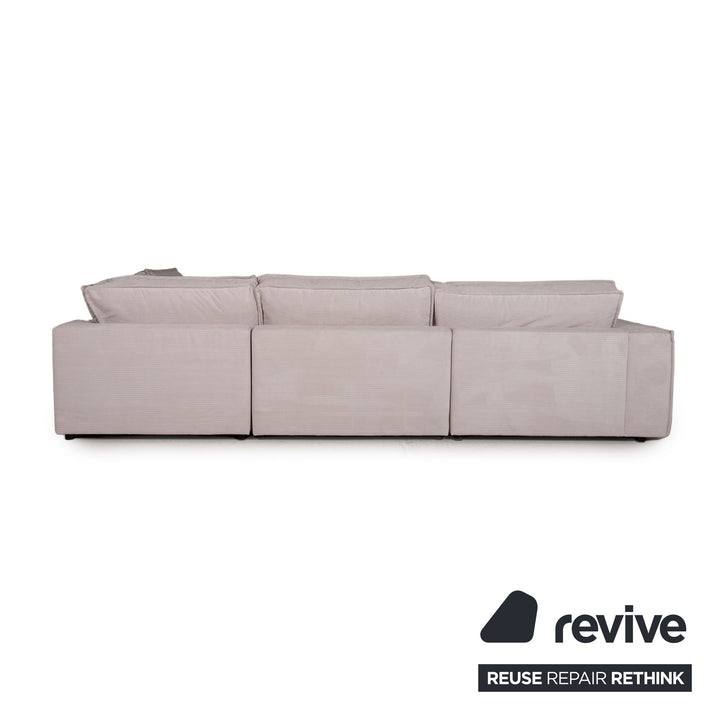 Bolia Noora Samt Stoff (Linea, Beige) Sofa Beige Ecksofa Couch