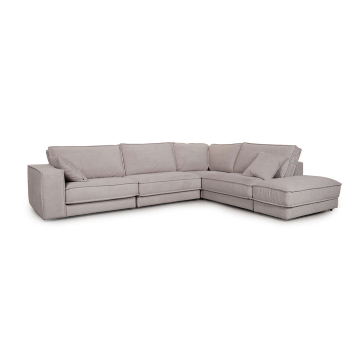 Bolia Noora Samt Stoff (Linea, Beige) Sofa Beige Ecksofa Couch