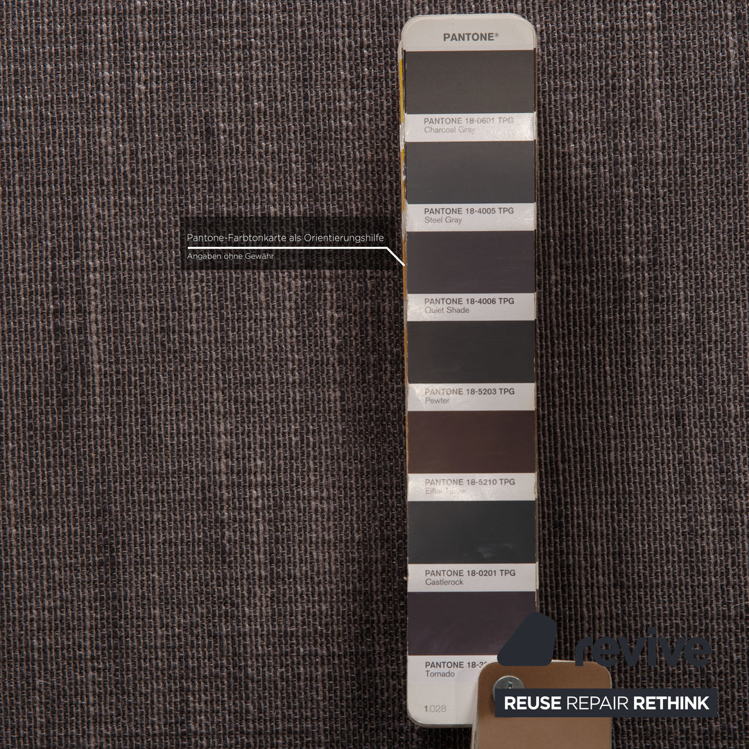 Bonaldo Lars Stoff Hocker Grau