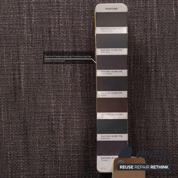 Bonaldo Lars Stoff Hocker Grau