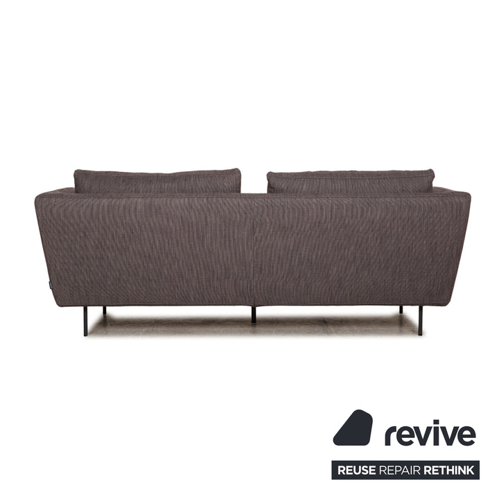 Bonaldo Lars Stoff Sofa Grau Zweisitzer Couch inkl. Kissen