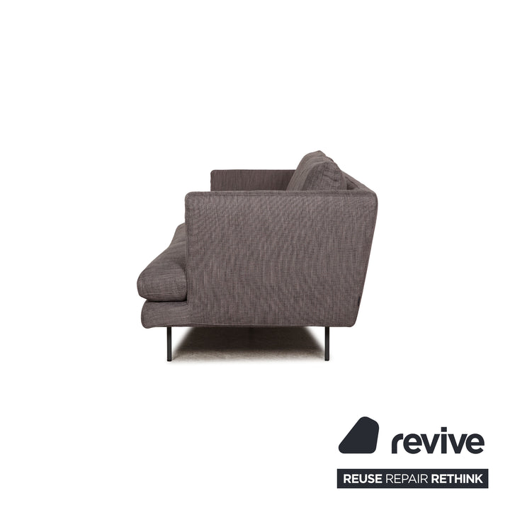 Bonaldo Lars Stoff Sofa Grau Zweisitzer Couch inkl. Kissen