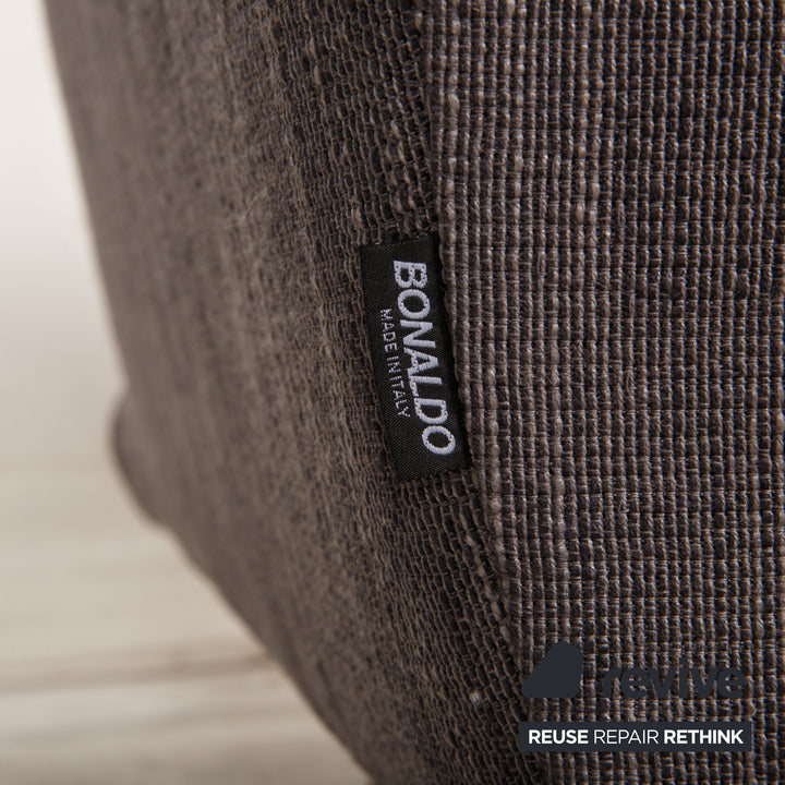 Bonaldo Lars Stoff Sofa Grau Zweisitzer Couch inkl. Kissen