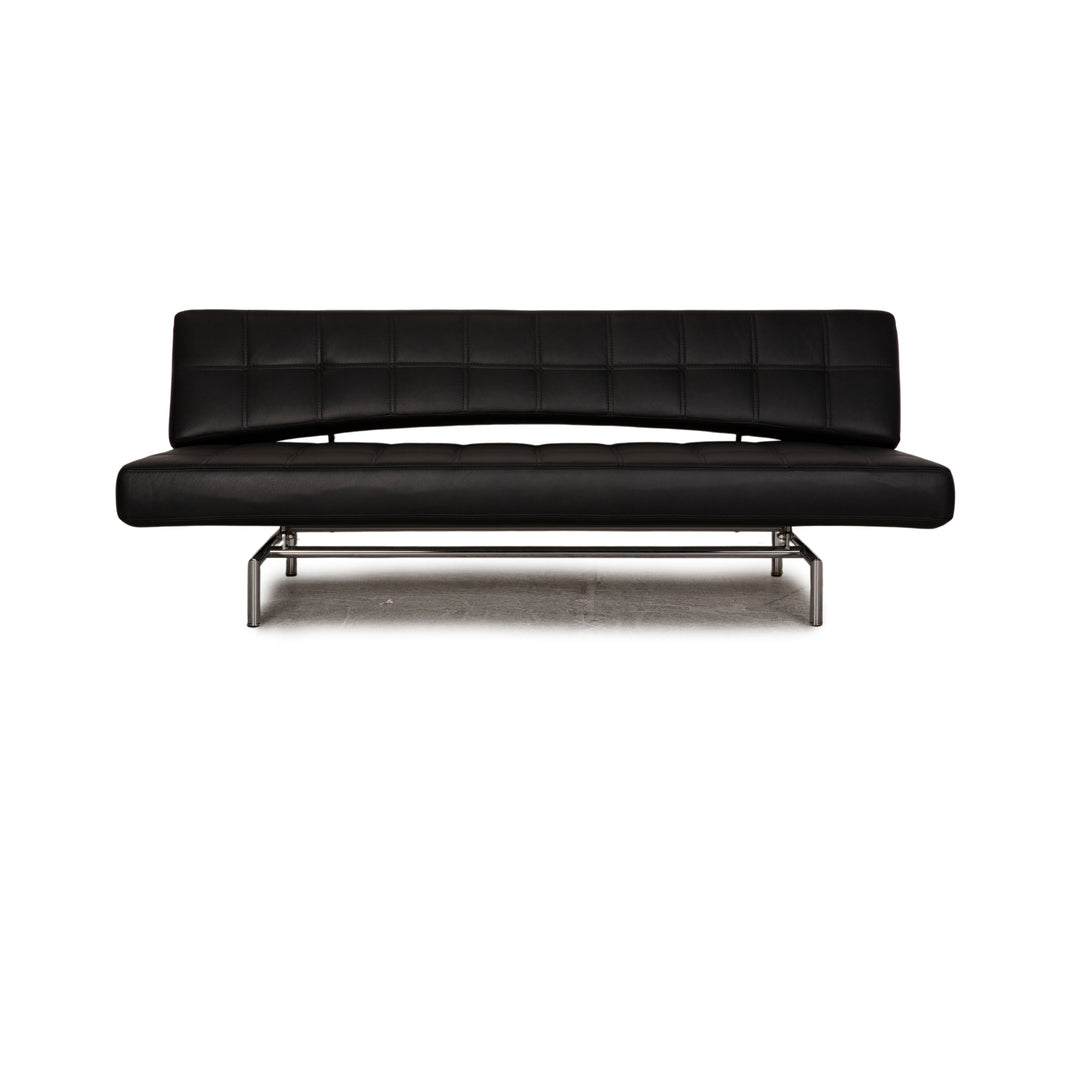 Bonaldo Pierrot King Leder Dreisitzer Schwarz Sofa Couch Liegefunktion