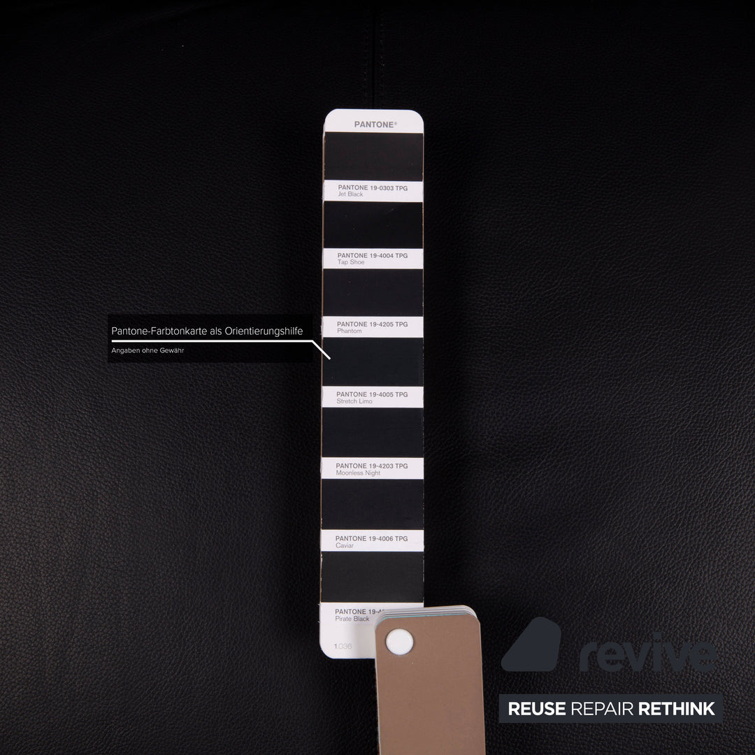 Bonaldo Swing Plus Leder Sessel Schwarz Liegefunktion