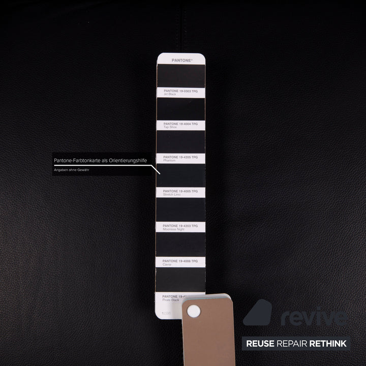 Bonaldo Swing Plus Leder Sessel Schwarz Liegefunktion