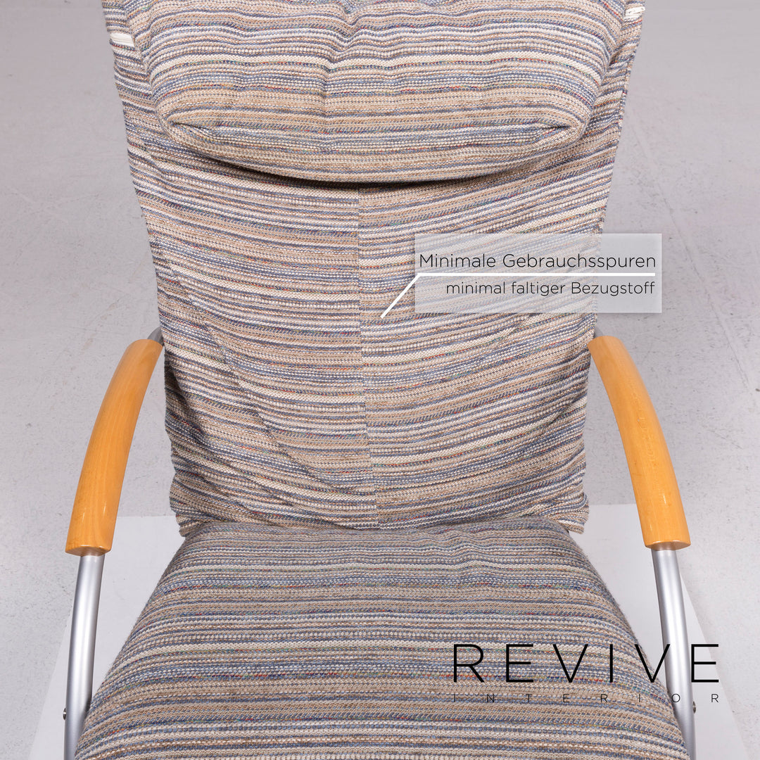 Bonaldo Swing Plus Stoff Liege Grau Bunt Relaxfunktion Funktion #11366