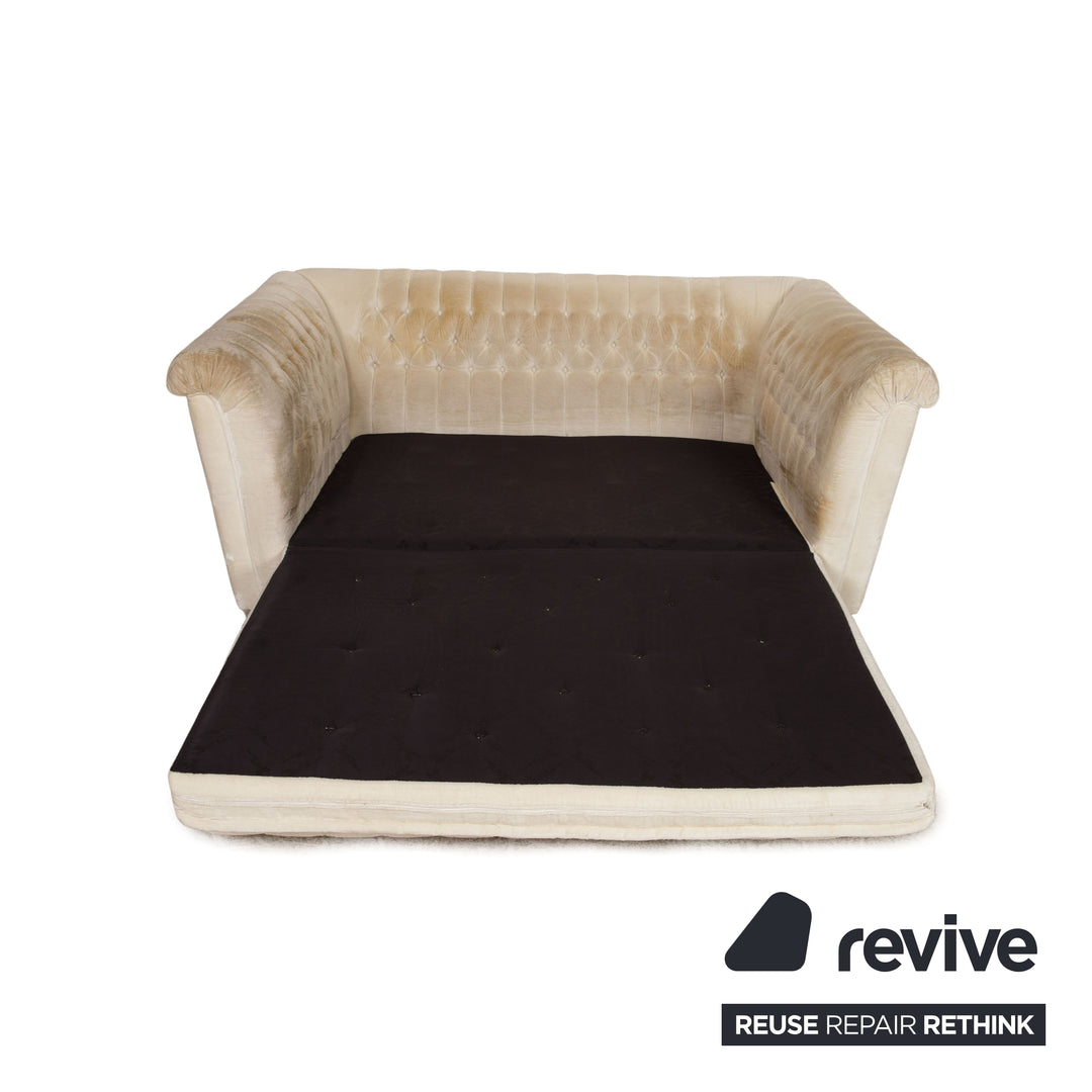 Bretz Chelsea Stoff Dreisitzer Creme Sofa Couch Schlafsofa Funktion