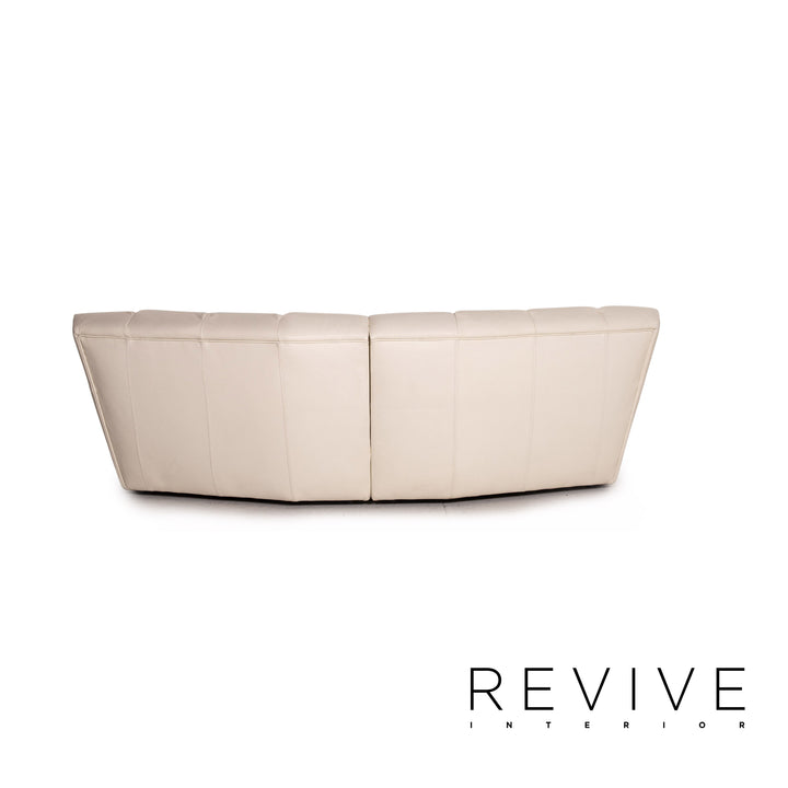 Bretz Cloud 7 Leder Ecksofa Creme Couch
