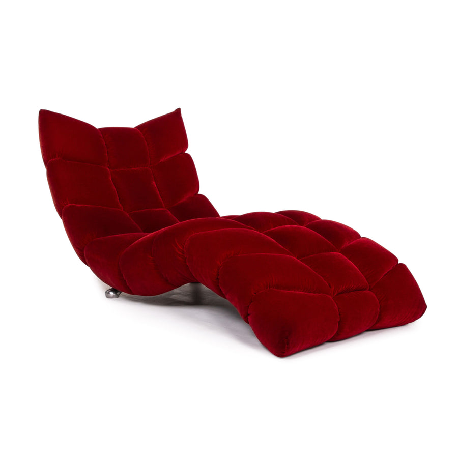Bretz Cloud 7 Samt Stoff Liege Rot Dunkelrot #13752