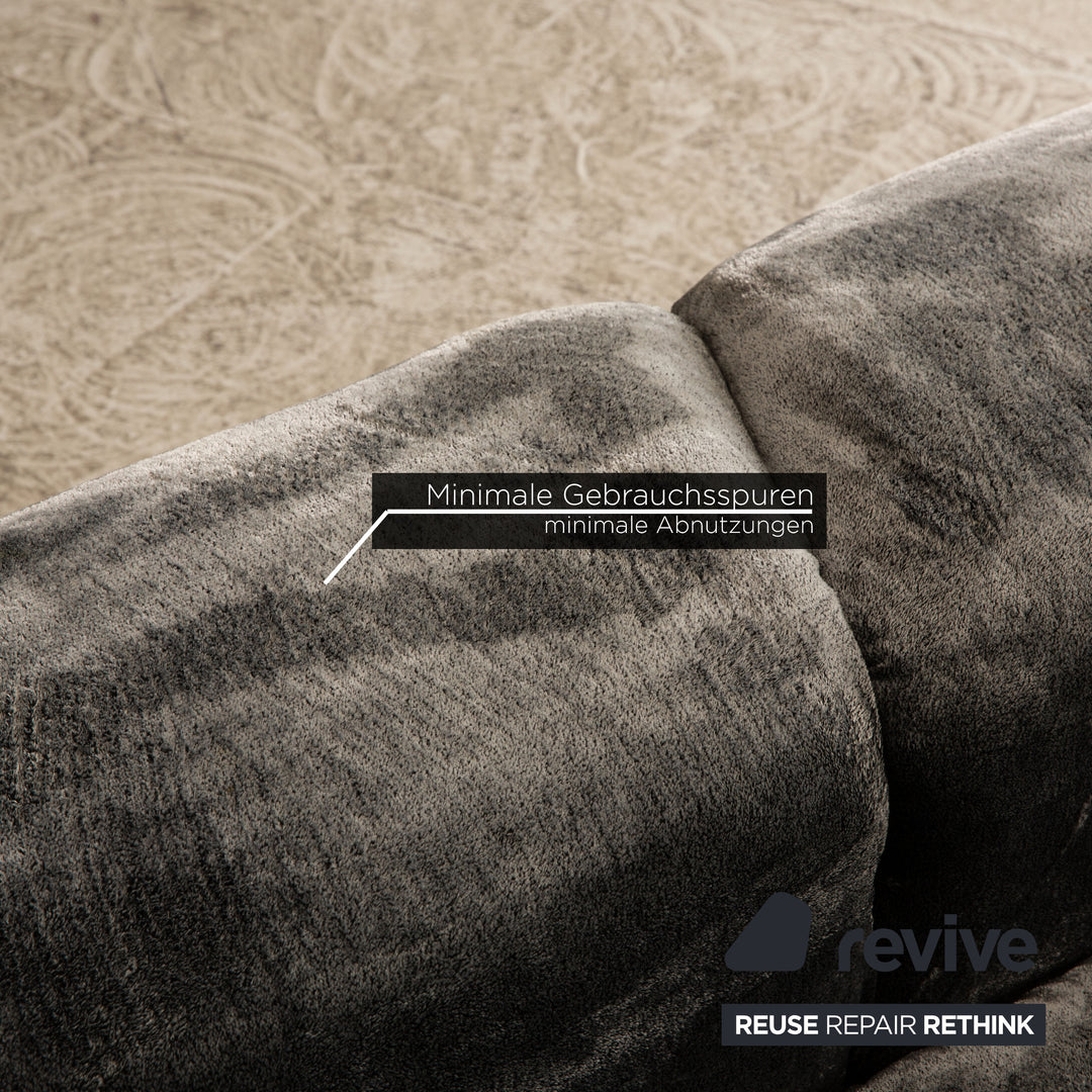 Bretz Cloud 7 Stoff Ecksofa Grau Sofa Couch