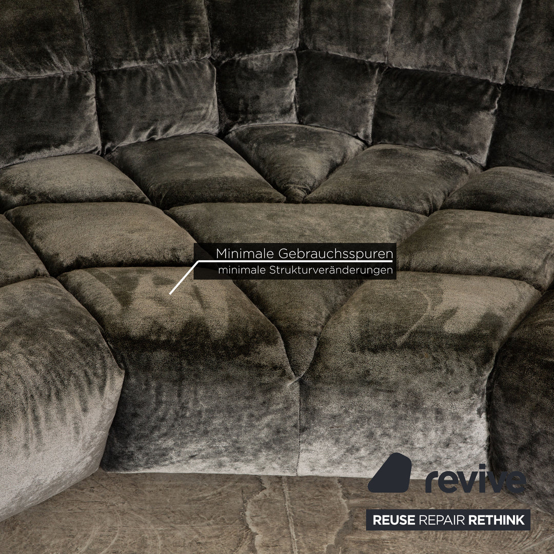 Bretz Cloud 7 Stoff Ecksofa Grau Sofa Couch