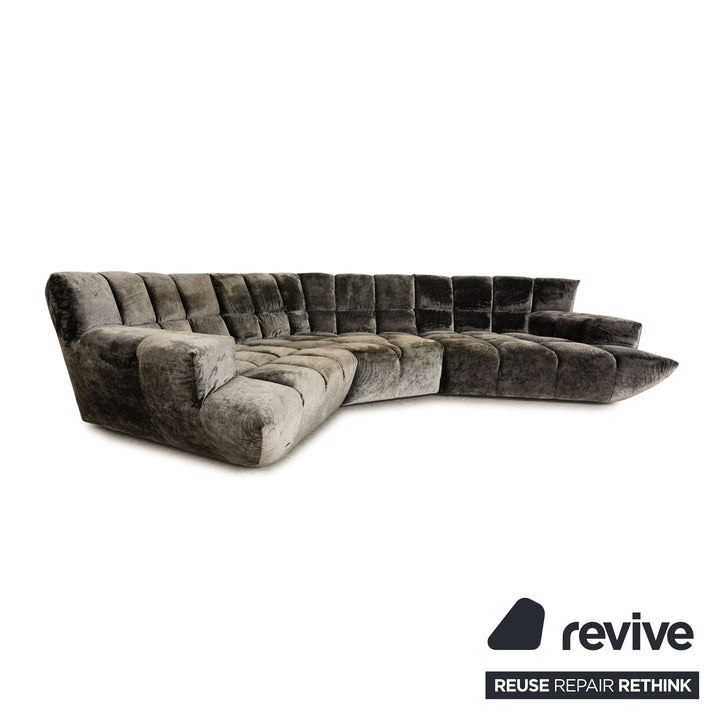 Bretz Cloud 7 Stoff Ecksofa Grau Sofa Couch