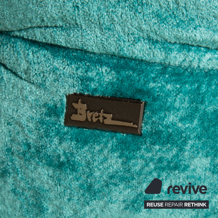 Bretz Cocoa Island Stoff Ecksofa Blau