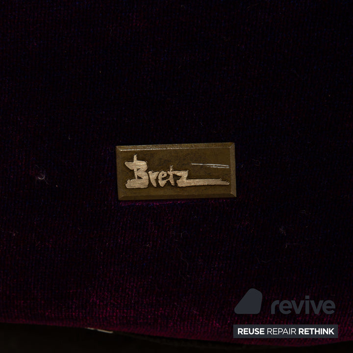 Bretz Cocoa Island Stoff Sessel Lila