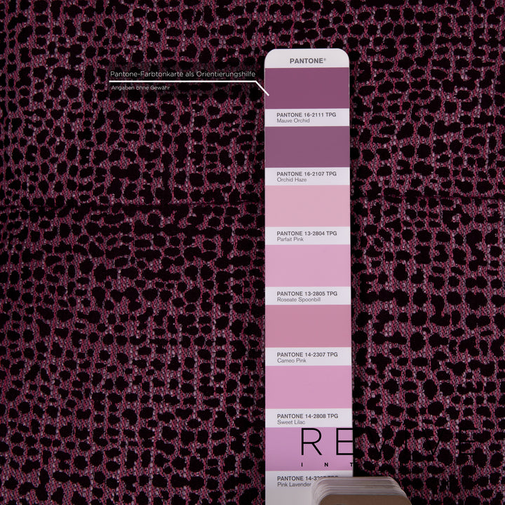 Bretz Cupcake Leder Stoff Sofa Lila Braun Viersitzer Couch #12035
