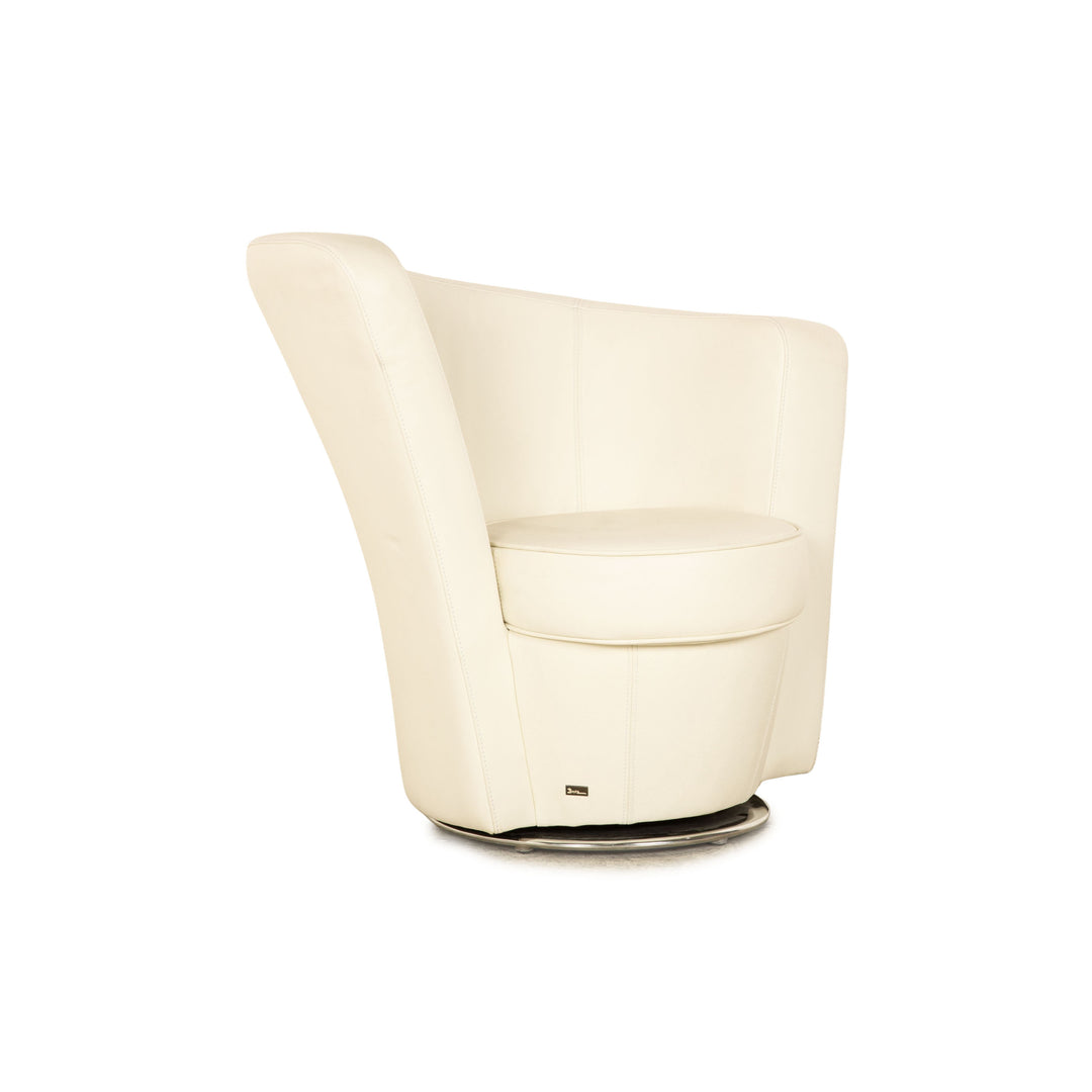 Bretz Eves Island Leder Sessel Creme