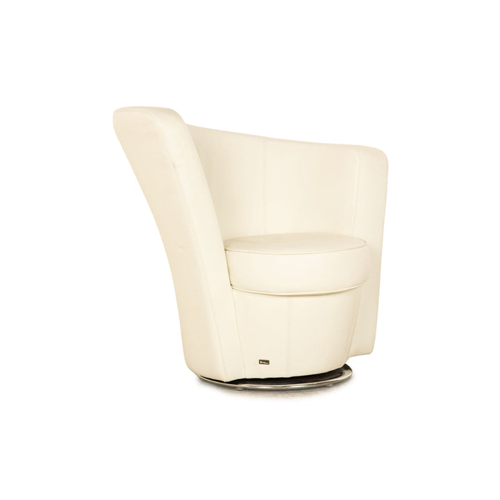 Bretz Eves Island Leder Sessel Creme
