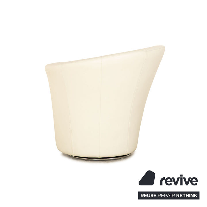 Bretz Eves Island Leder Sessel Creme