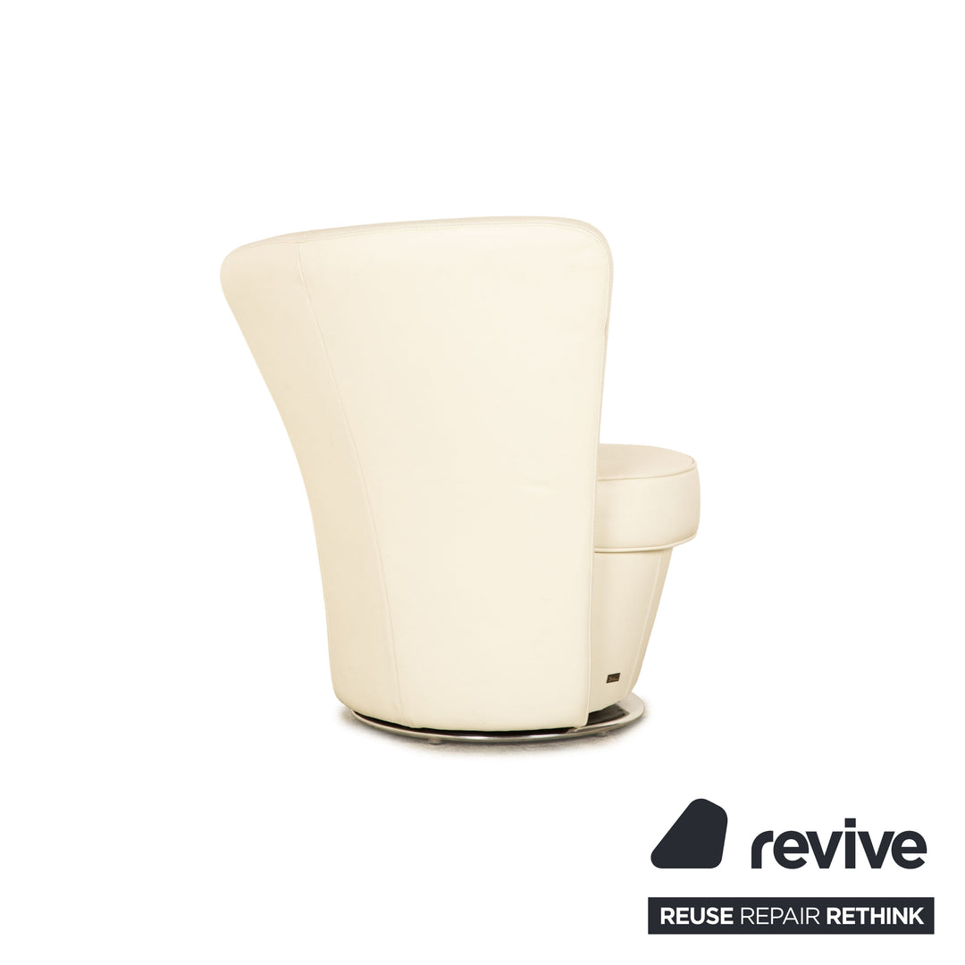 Bretz Eves Island Leder Sessel Creme
