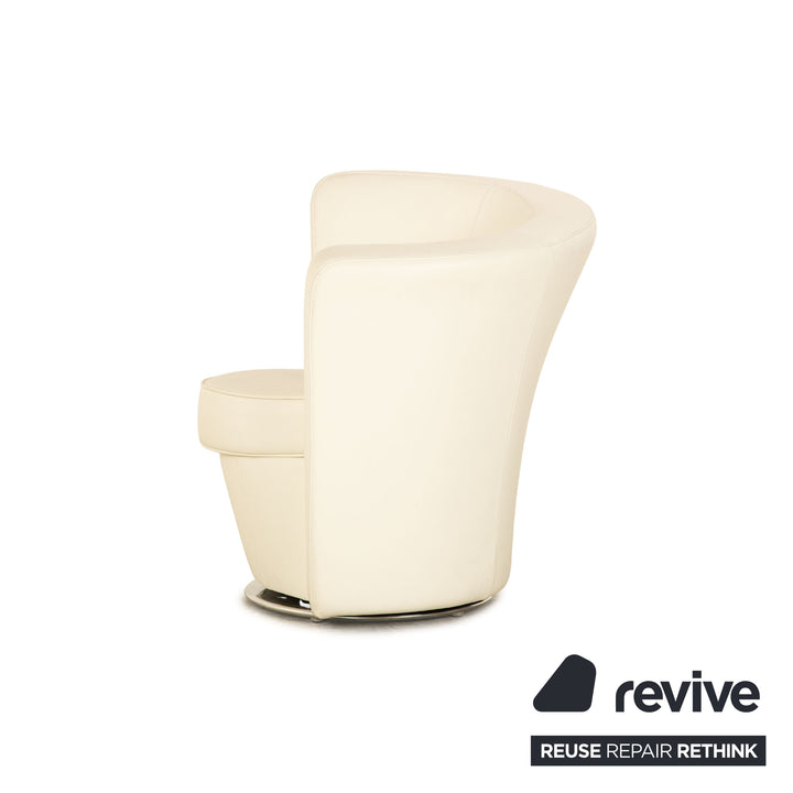 Bretz Eves Island Leder Sessel Creme