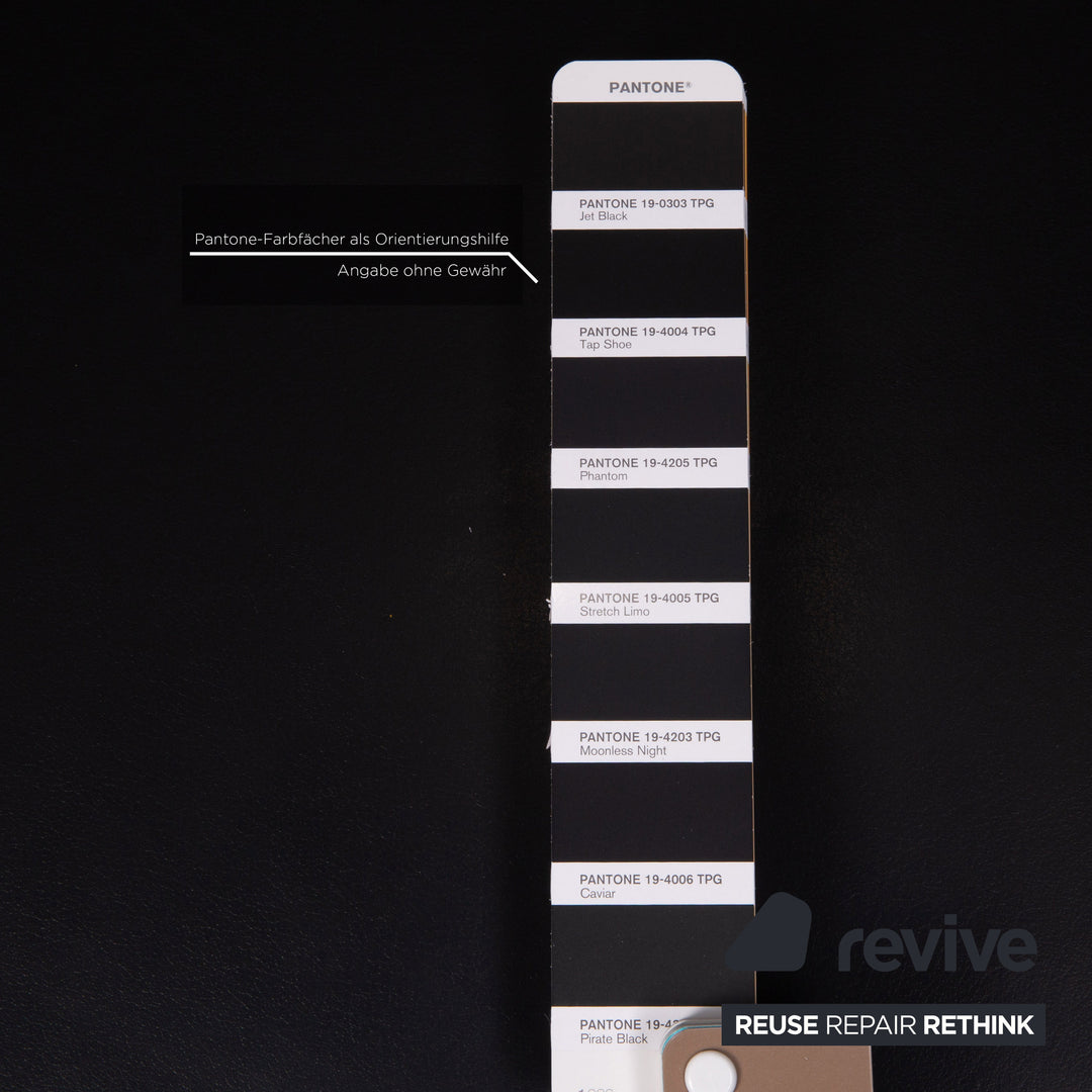 Bretz Gaudi Leder Sessel Schwarz