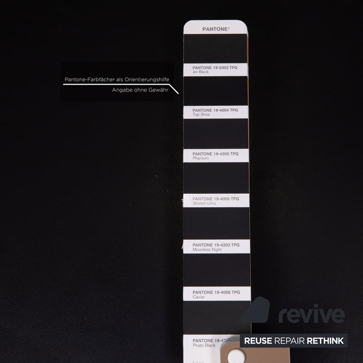 Bretz Gaudi Leder Sessel Schwarz