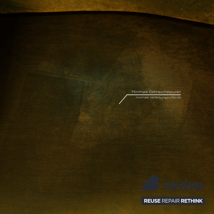 Bretz Gaudi Samt Sessel Grün