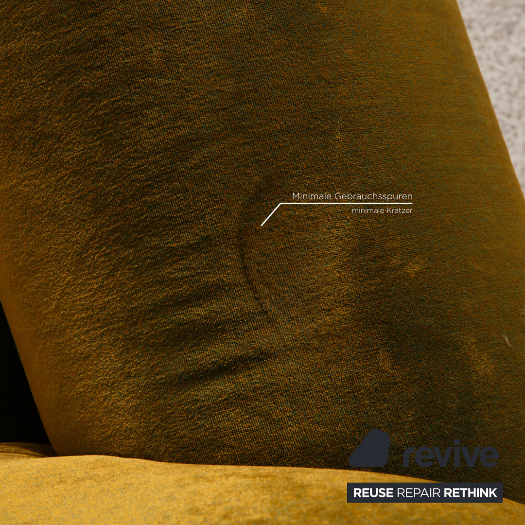 Bretz Gaudi Samt Sessel Grün