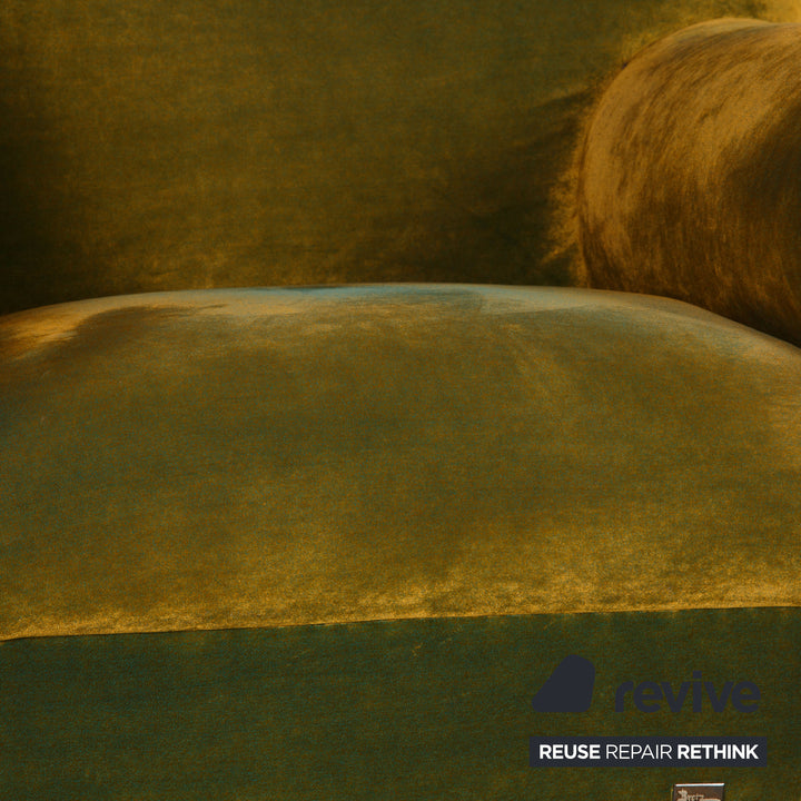 Bretz Gaudi Samt Sessel Grün